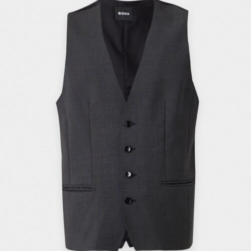 BOSS Suit waistcoat - dark grey