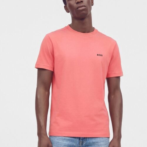 BOSS TEE - Basic T-shirt - medium pink