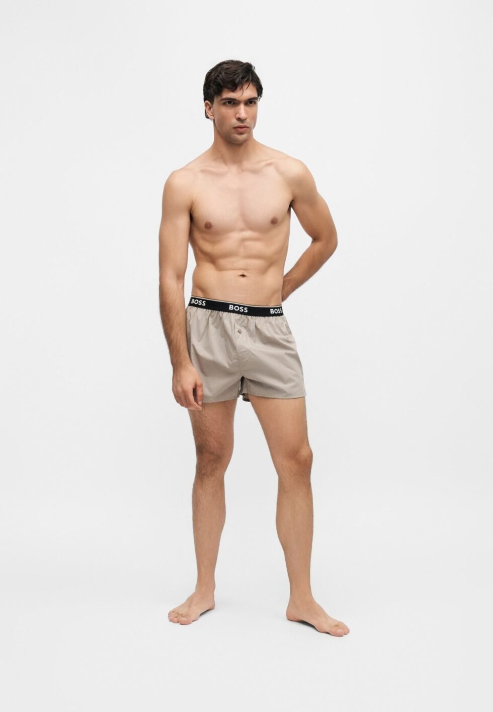 BOSS 2 PACK - Boxer shorts - open brown