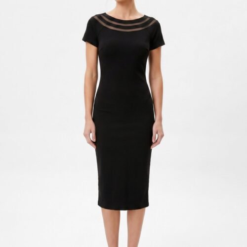 Anna Field by Zalando MESH DETAIL - Maxi dress - black