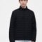Armani Exchange ALL OVER LOGO DOWN JACKET - Down jacket - black