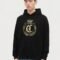 Just Cavalli CROWN - Hoodie - black/gold-coloured