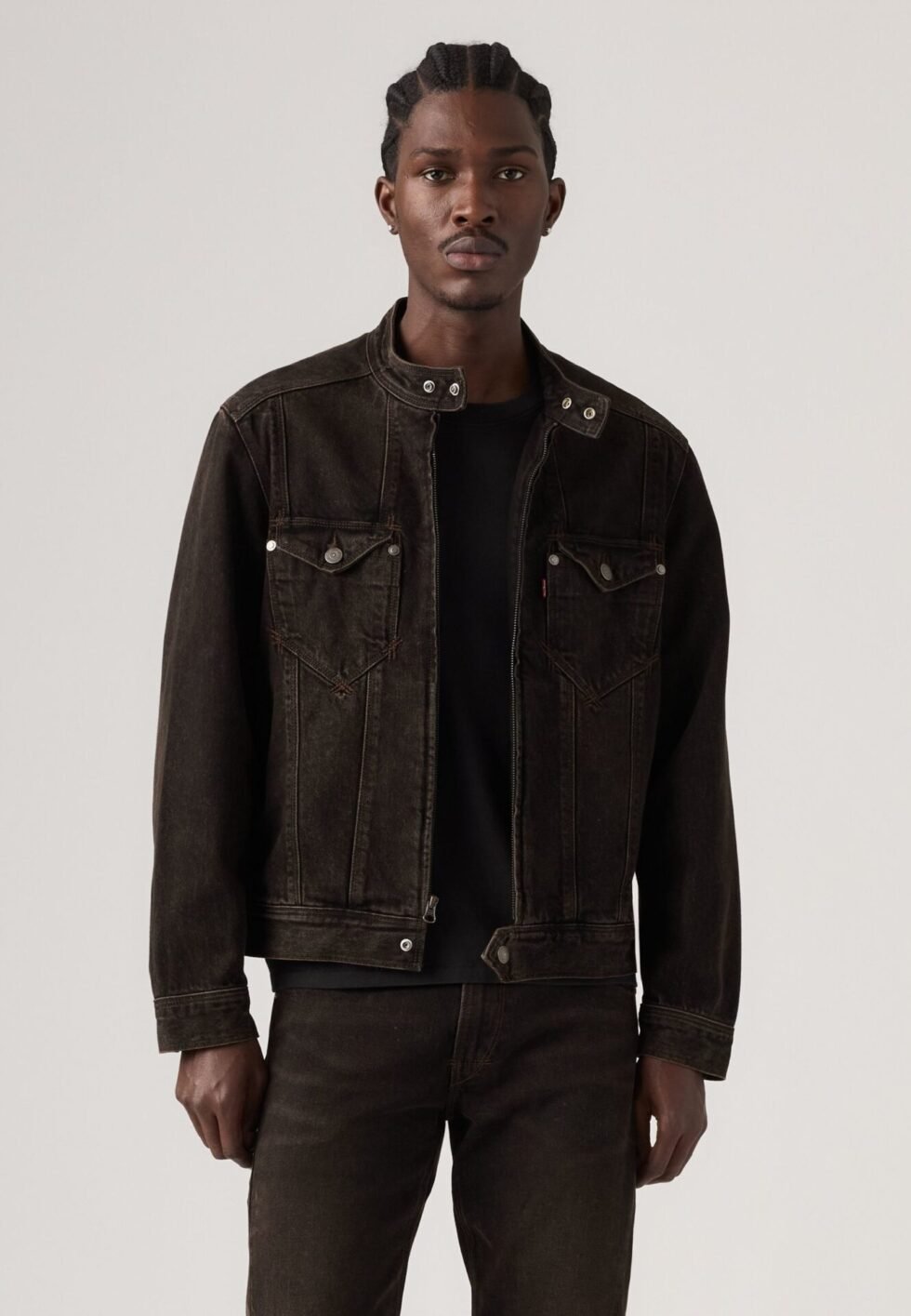 Levi's® TWISTED MOTO JACKET - Denim jacket - midnight