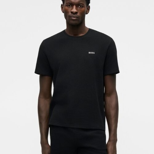 BOSS WAFFLE T-SHIRT 10269584 01 - Basic T-shirt - black