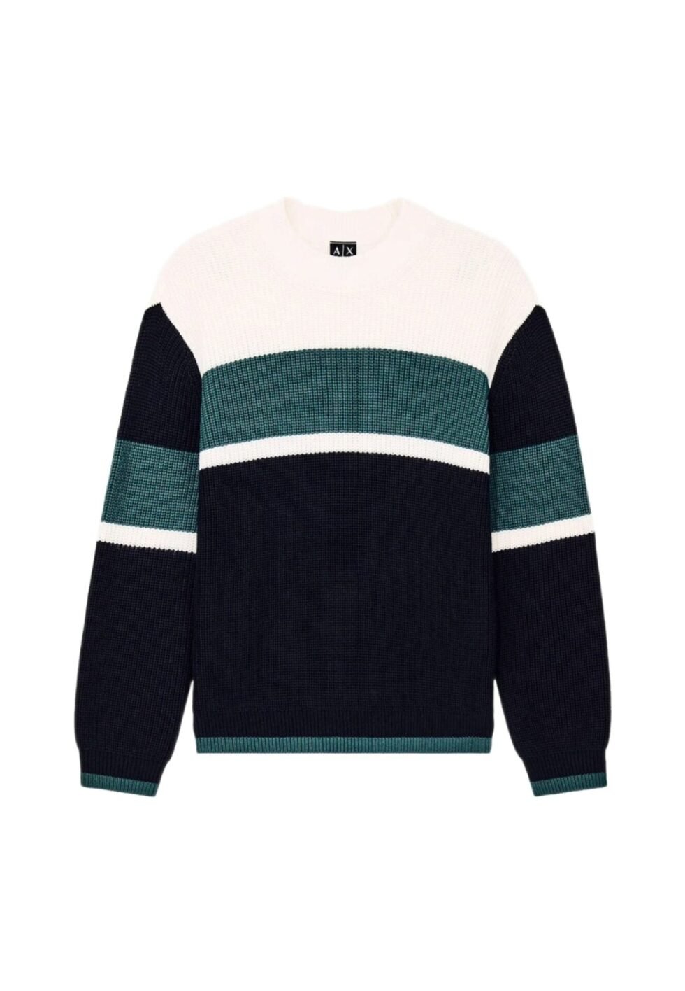 Armani Exchange PULLOVER - Jumper - deep navy june bug v