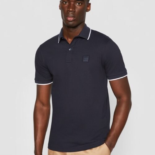 BOSS PASSERTIP - Polo shirt - dark blue