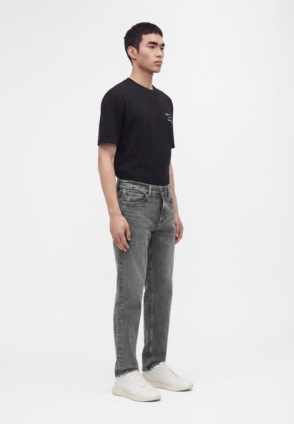 BOSS OGDEN - Straight leg jeans - grey