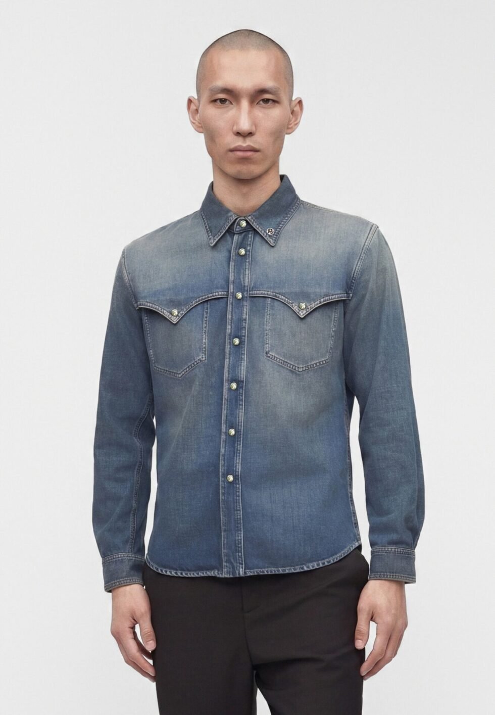Versace SHIRT - Shirt - vintage blue