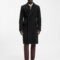 BOSS Classic coat - open blue twenty