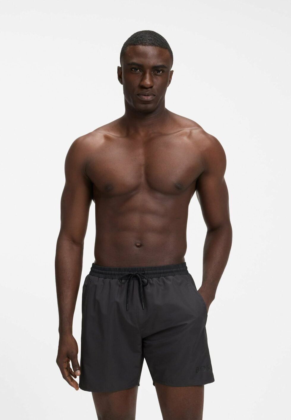 BOSS STARFISCH - Swimming shorts - dark grey three