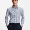 BOSS HANK - Shirt - open blue eight