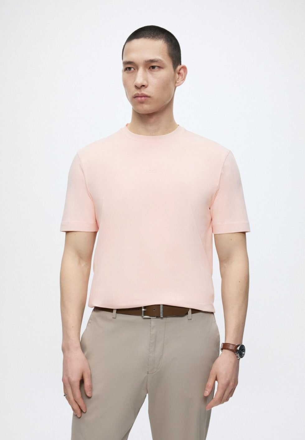 BOSS Basic T-shirt - open pink