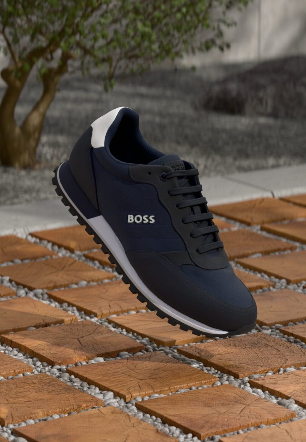BOSS PARKOUR - Trainers - dark blue