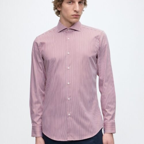 BOSS HANK - Shirt - open red