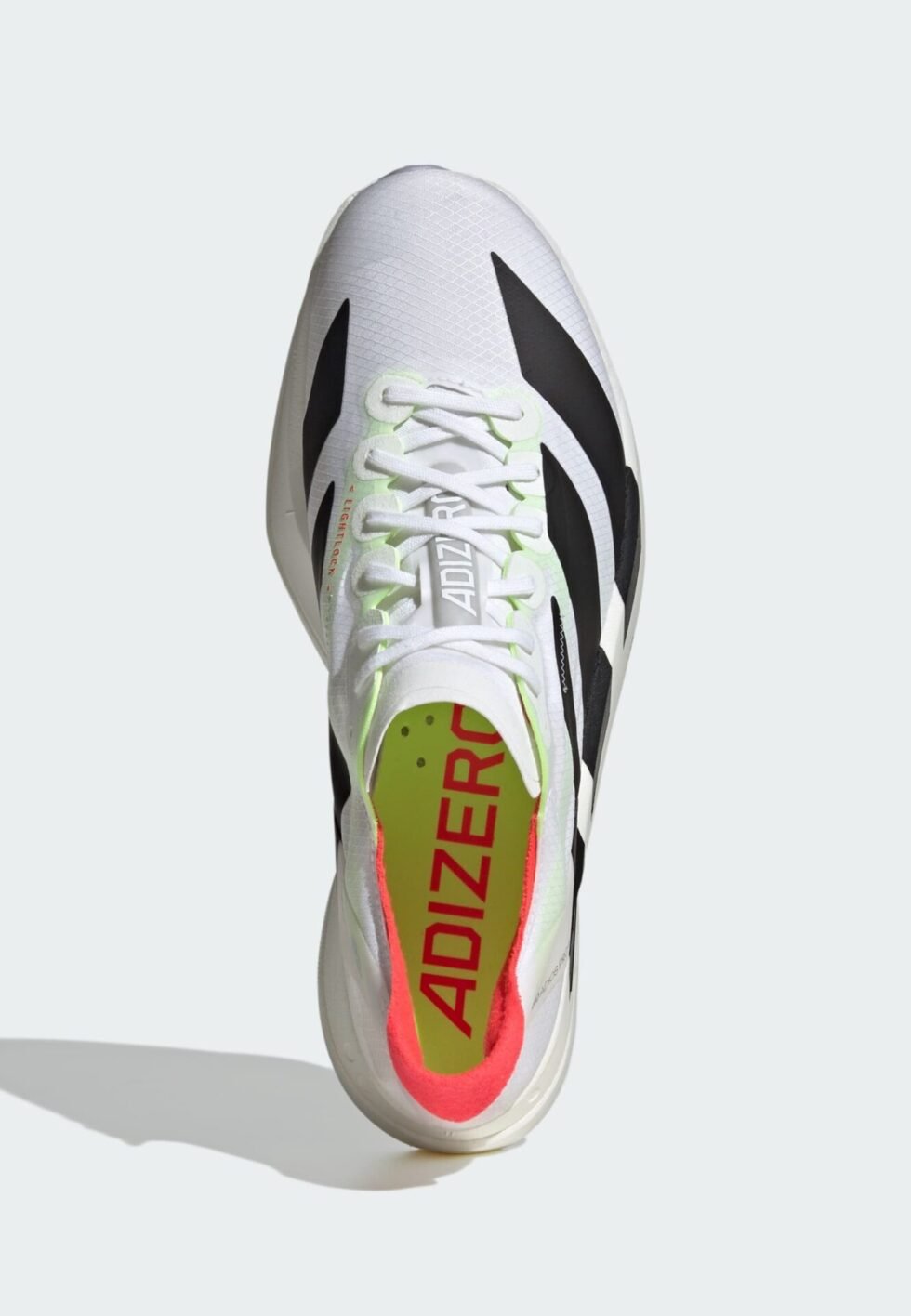 adidas Performance ADIZERO ADIOS PRO 4  - Road running shoes - cloud white   core black   silver metallic