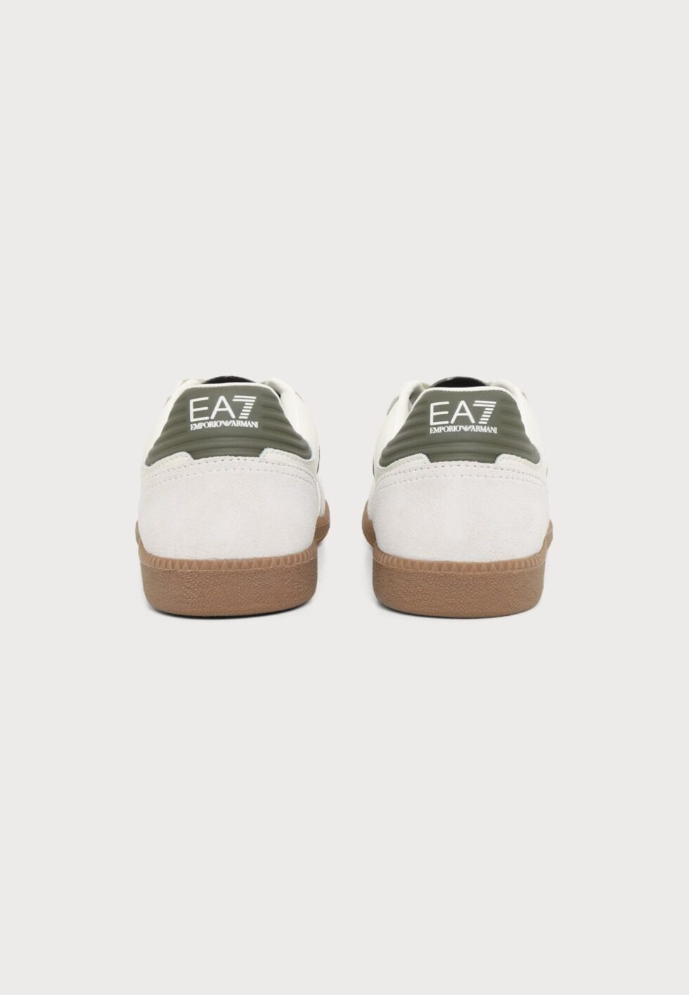 EA7 Emporio Armani HERITAGE EAGLE - Trainers - off white/kalamata/honey