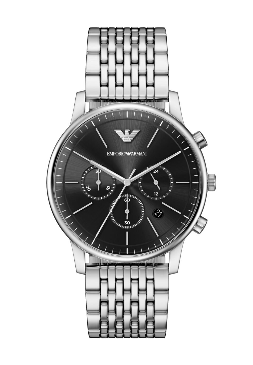 EMPORIO ARMANI TRADITIONAL - Chronograph watch - silver