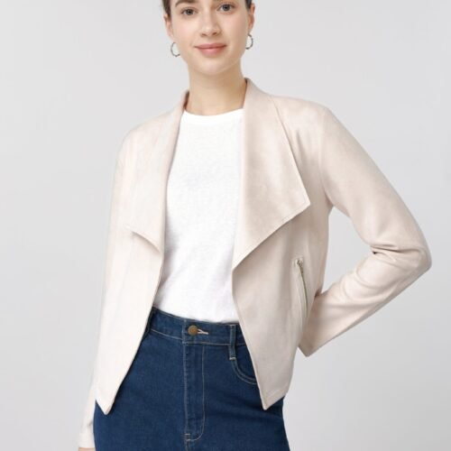 Anna Field by Zalando Faux leather jacket - beige