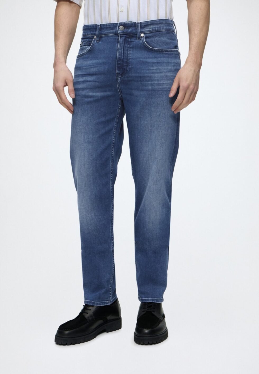 BOSS MAINE - Straight leg jeans - blue
