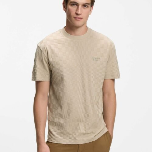 BOSS PORSCHE X BOSS - Print T-shirt - open beige nineteen