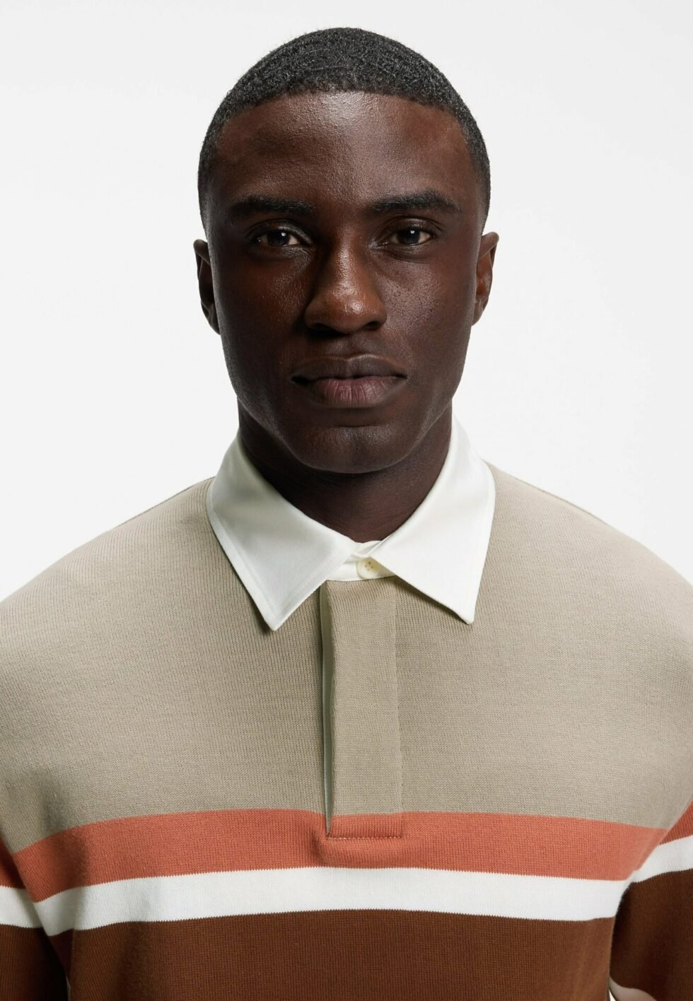 BOSS Polo shirt - open brown eight