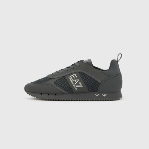 EA7 Emporio Armani UNISEX - Trainers - triple iron gate/silver-coloured