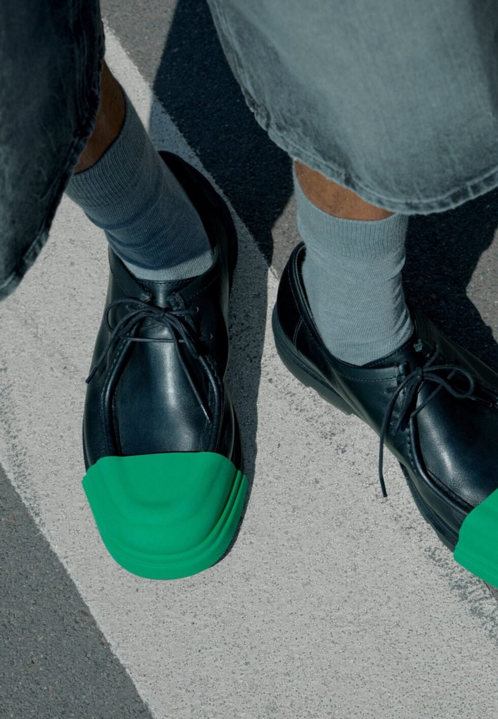 Camper JUNCTION - Casual lace-ups - BLACK,GREEN