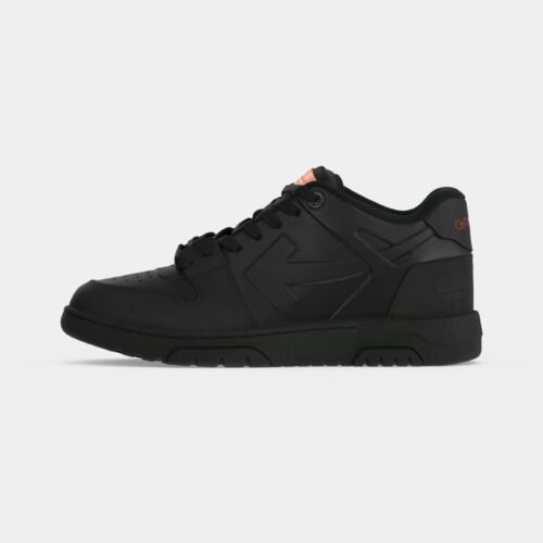 OFF-WHITE OUT OF OFFICE MOLDED - Trainers - black/orange
