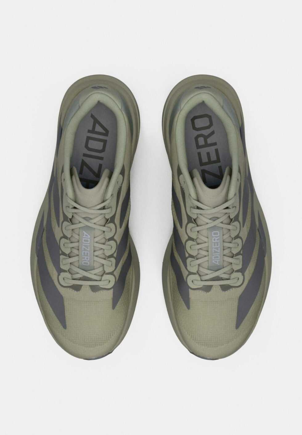 adidas Performance ADIZERO EVO SL M - Trainers - silver-coloured pebble/carbon/iron metallic