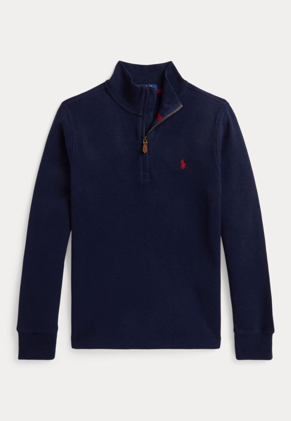 Polo Ralph Lauren ESTATE-RIB QUARTER-ZIP PULLOVER 7-14Y - Sweatshirt - refined navy