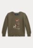 Polo Ralph Lauren POLO BEAR FLEECE SWEATSHIRT 2-6Y - Sweatshirt - cruise olive