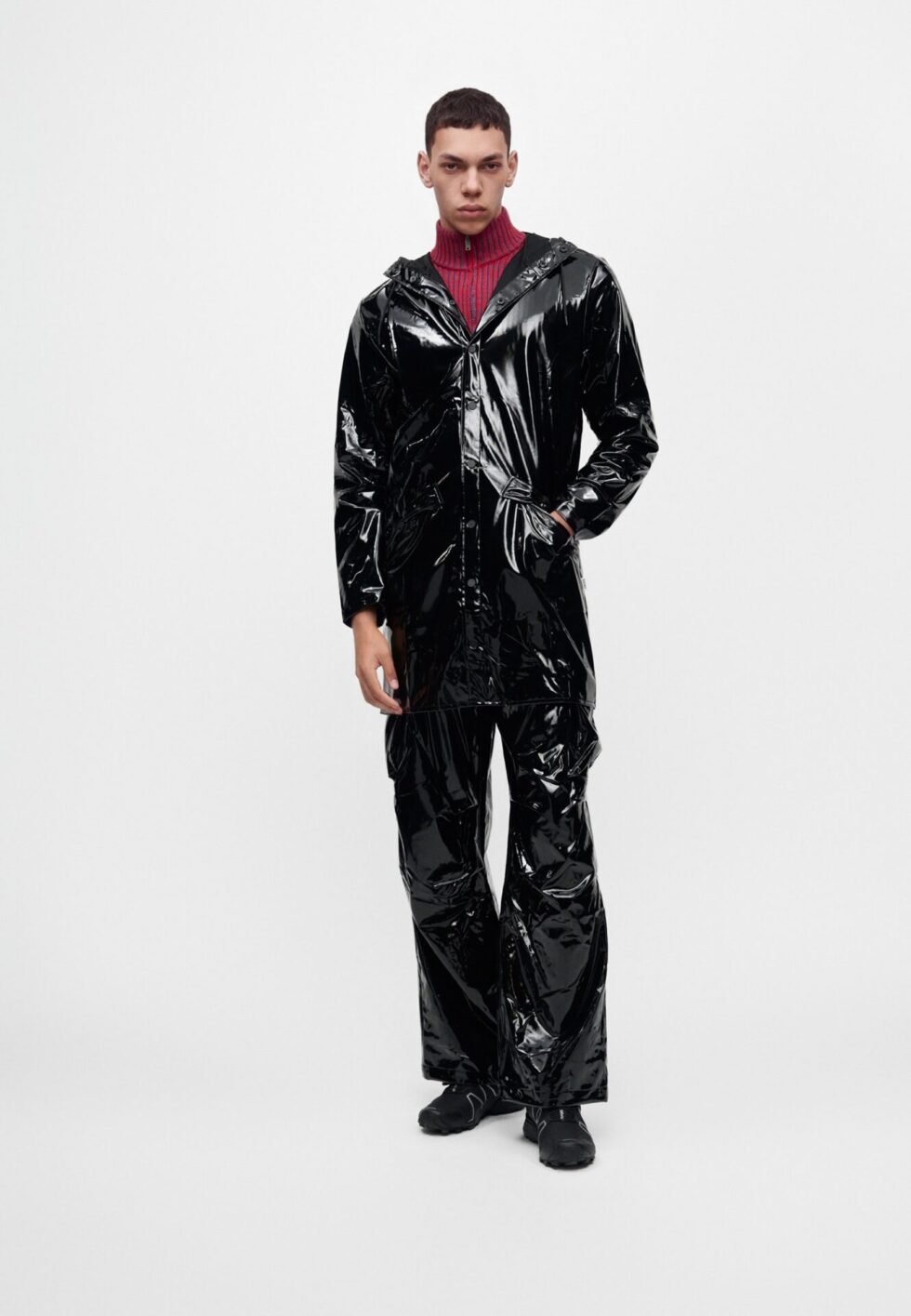 Rains Waterproof jacket - black gloss