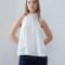 Anna Field by Zalando BOW HALTER MATT SATIN BLOUSE - Top - white