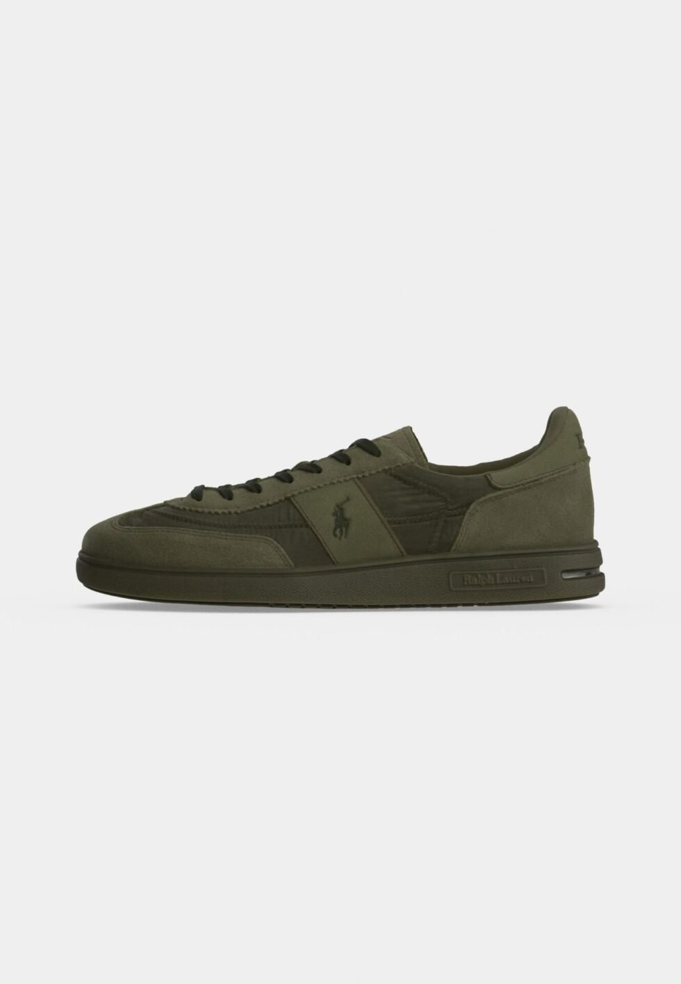 Polo Ralph Lauren BEDFORD SUEDE-PANELED SNEAKER UNISEX - Trainers - cruise olive