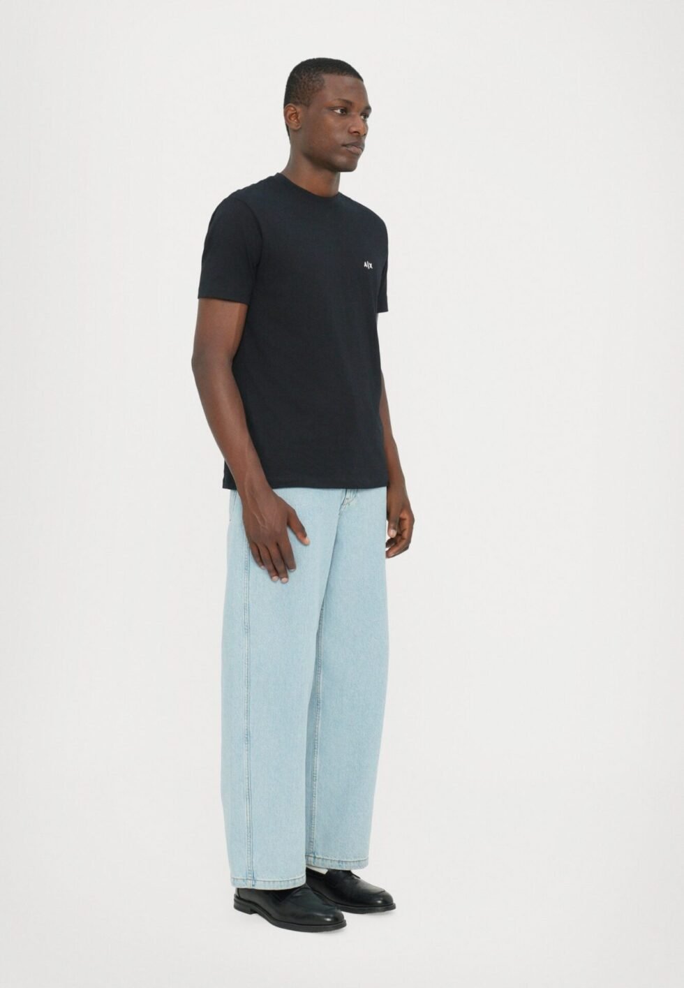 Armani Exchange T-SHIRT REGULAR FIT - Basic T-shirt - deep navy