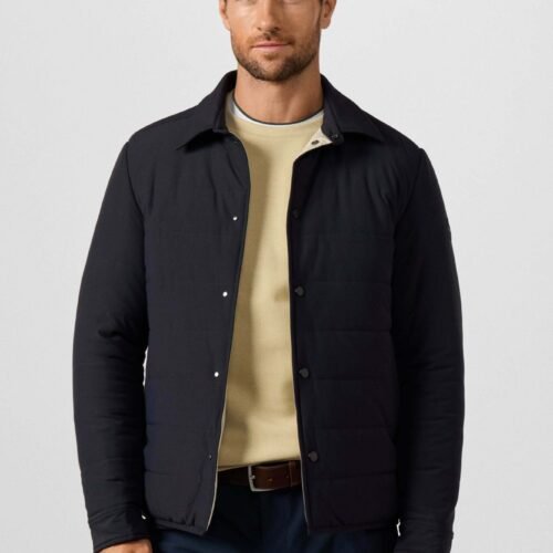 HACKETT LONDON LIGHT JACKET HS CITY PUFFER SHIRT - Light jacket - navy