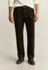 GANT CORDUROY SUIT PANTS - Chinos - black brown