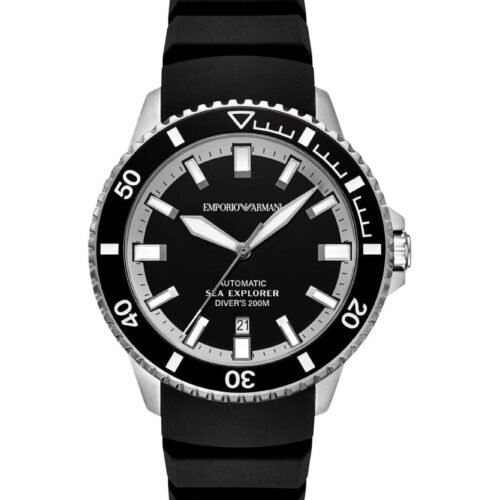 EMPORIO ARMANI MEN TRADITIONAL WATCHES SEA EXPLORER - Watch - black
