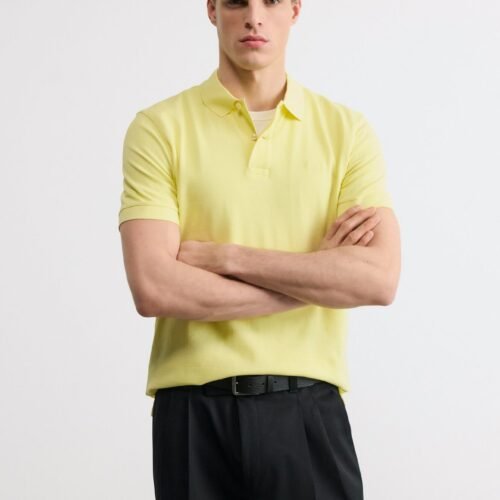 BOSS PALLAS - Polo shirt - light yellow nine