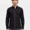 KARL LAGERFELD PIPING DETAIL SHIRT - Shirt - black/white