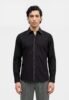 KARL LAGERFELD PIPING DETAIL SHIRT - Shirt - black/white
