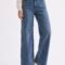 Anna Field by Zalando HIGH RISE RELAXED FIT WITH BELT - Relaxed fit jeans - blue denim