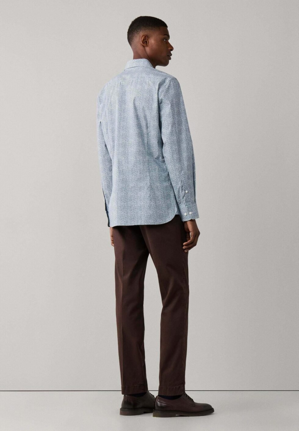 HACKETT LONDON SHIRT FLORAL DITSY PRINT - Shirt - airforce blue