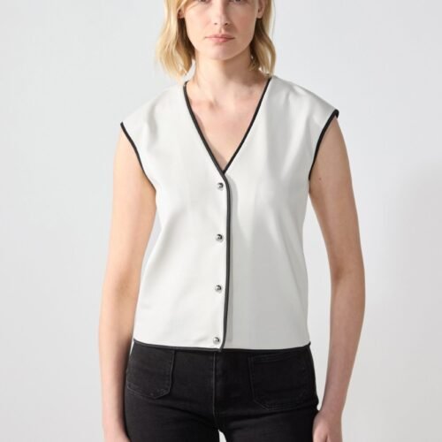 Anna Field by Zalando Waistcoat - white/black