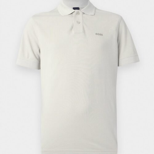 BOSS PRIME - Polo shirt - open grey