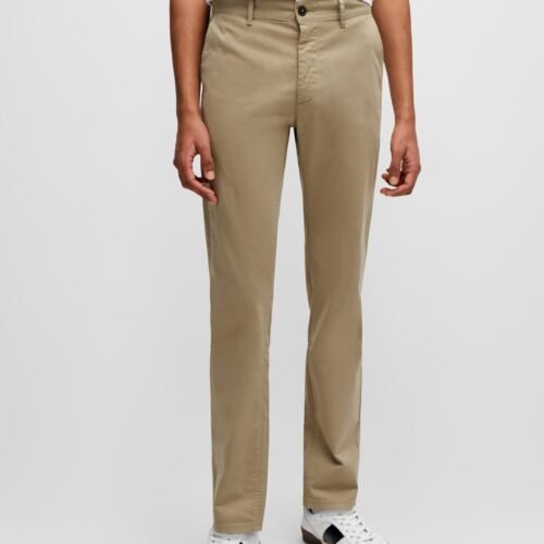 BOSS CHINO_SLIM - Chinos - light pastel brown
