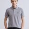 BOSS Polo shirt - open grey eight