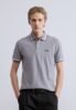 BOSS Polo shirt - open grey eight