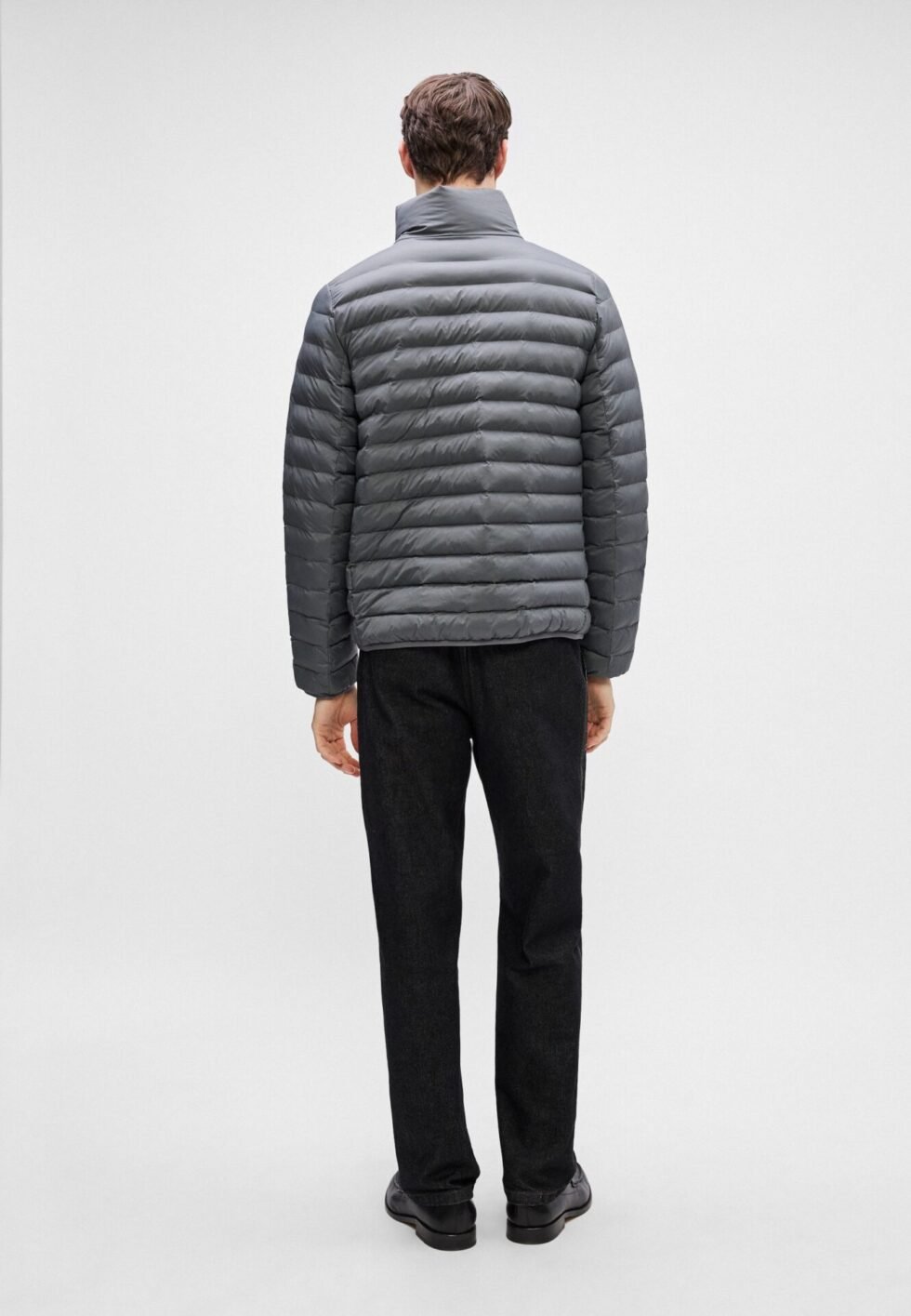 Calvin Klein CHANNELED PUFFER - Light jacket - endless gray