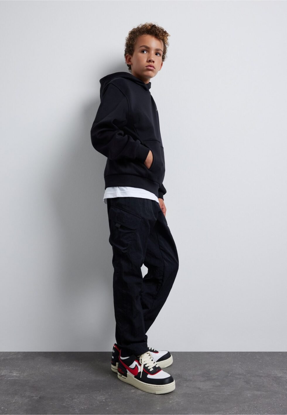 Nike Sportswear CLUB UNISEX - Hoodie - black/white